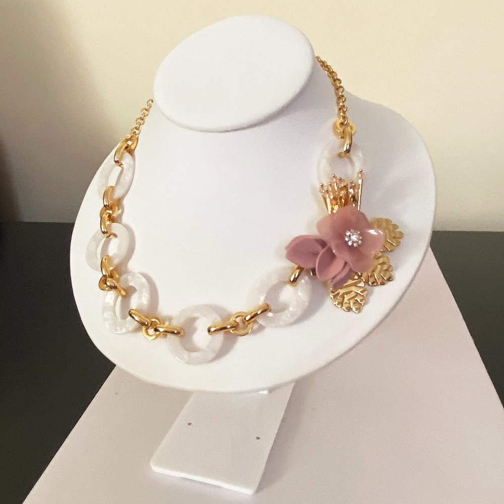 NWT Kate Spade Slice of Stone Blush Necklace